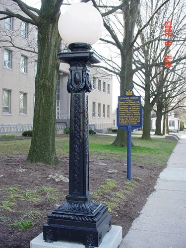 Courthouse lampposts
